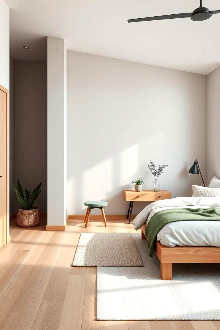 Scandi Green Oasis - 24 Green and Grey Bedroom Ideas
