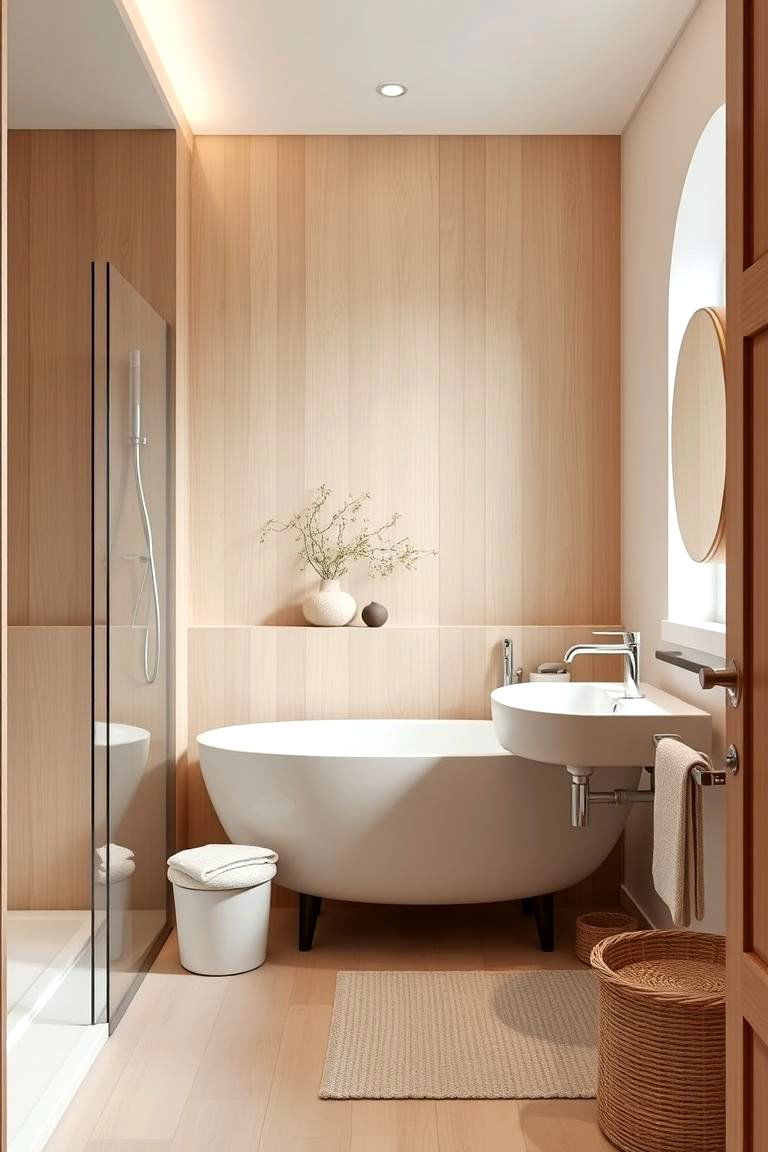 Scandi Inspired Oasis - 24 Quirky Bathroom Ideas