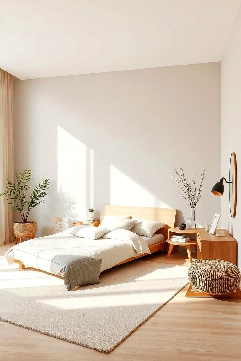 Scandinavian Beige Minimalism - 24 Beige Bedroom Ideas