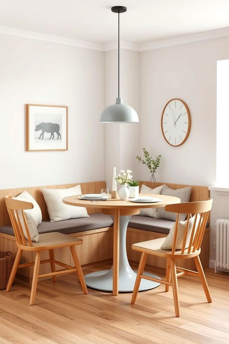 Scandinavian Dining Nook - 24 Eat in Kitchen Ideas