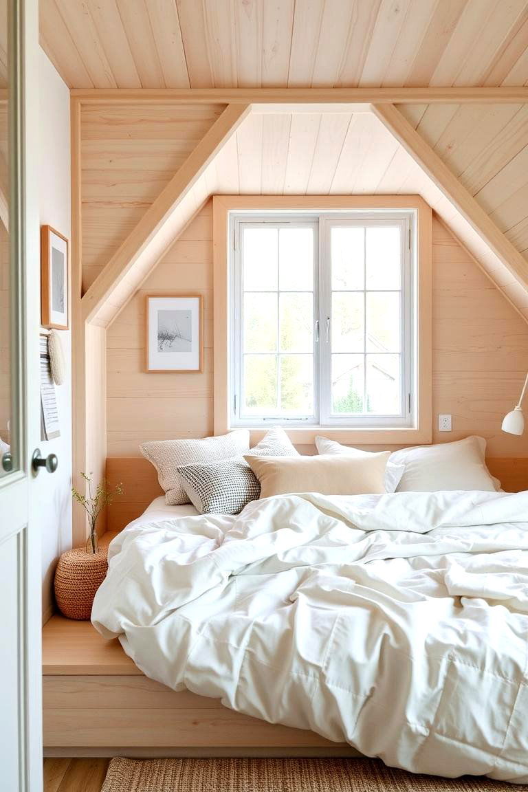 Scandinavian Inspired Bed Nook - 24 Bed Nook Ideas
