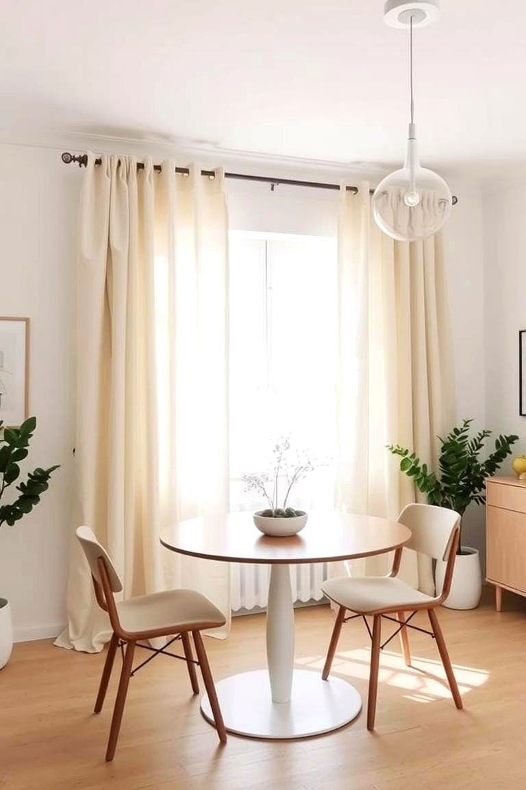 Scandinavian Inspired Curtains - 24 Dining Room Curtain Ideas