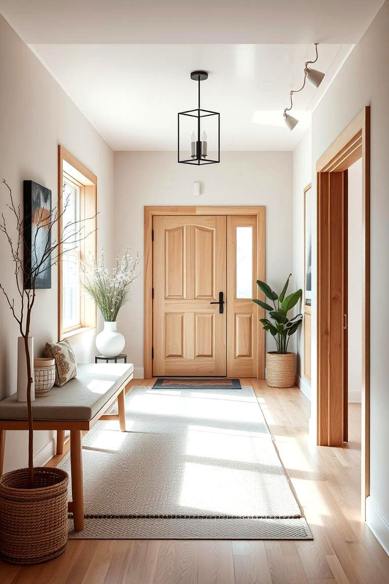 Scandinavian Inspired Entryway - 24 Entryway Ideas
