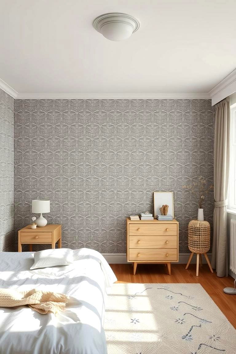 Scandinavian Inspired Wallpapers for Clean Bright Spaces - 24 Bedroom Wallpaper Ideas
