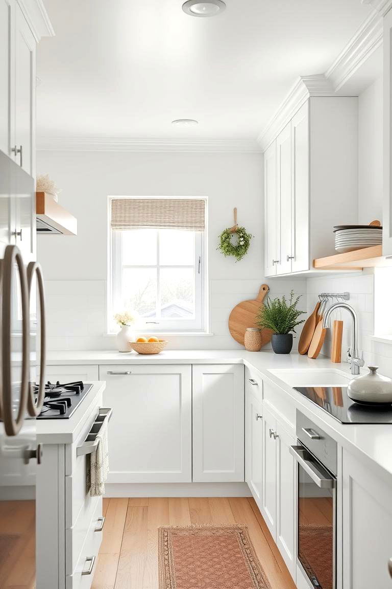 Scandinavian Inspired White Kitchen - 24 White Kitchen Ideas