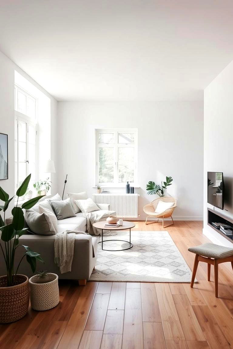 Scandinavian Minimalist Living Space - 24 Room Decorating Ideas
