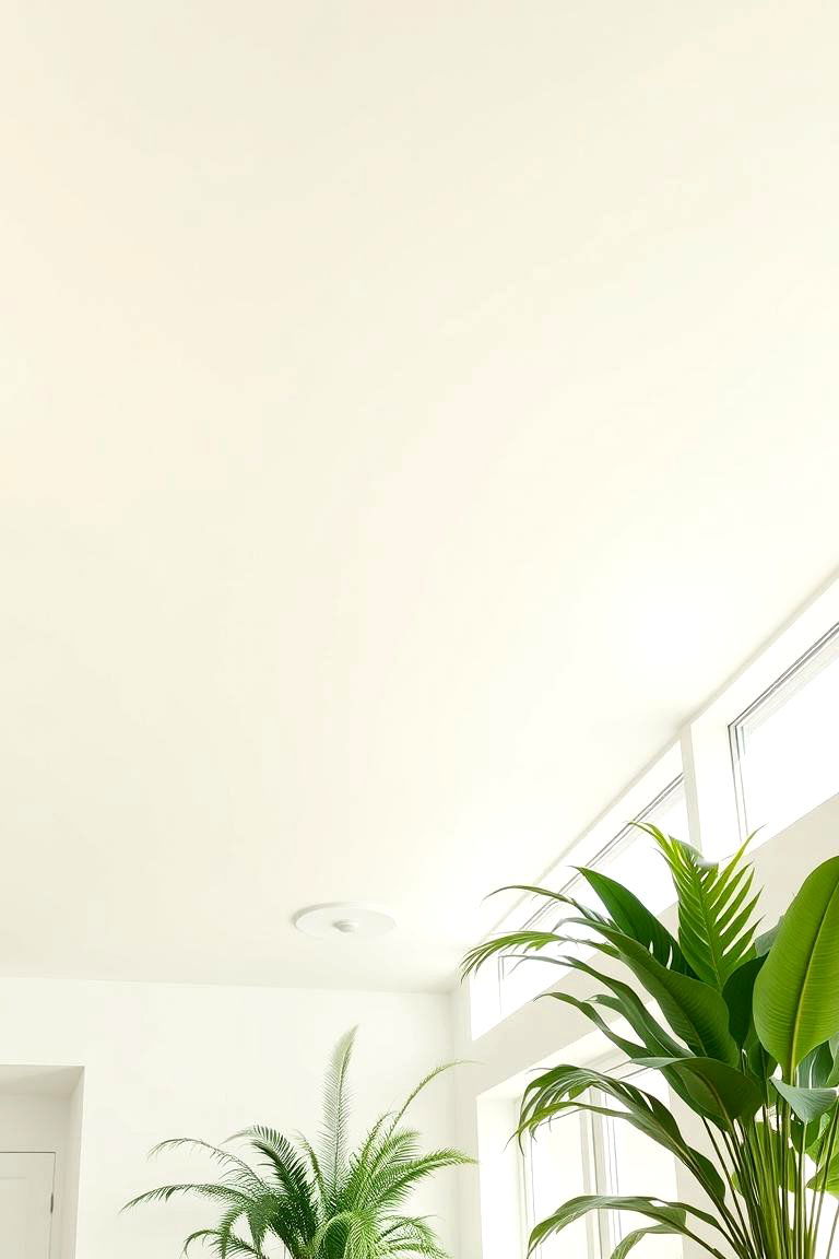 Scandinavian Natural Green Ceiling - 24 Green Ceiling Ideas