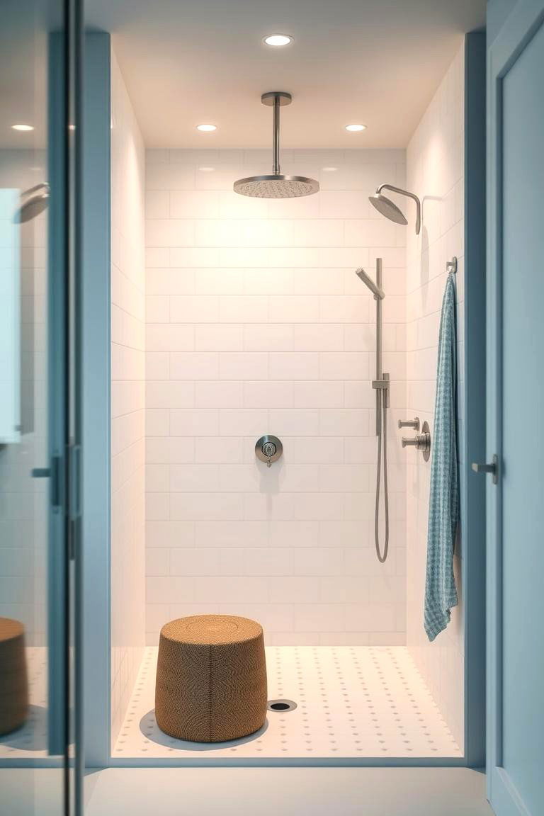 Scandinavian Simplicity - 24 Corner Shower Ideas