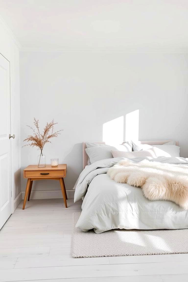 Scandinavian Simplicity - 24 Grey and White Bedroom Ideas