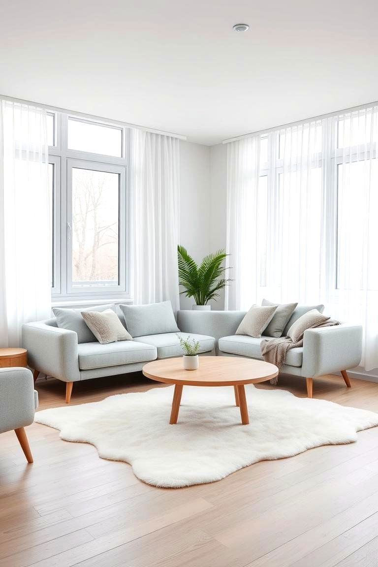 Scandinavian Simplicity - 24 Grey Couch Living Room Ideas