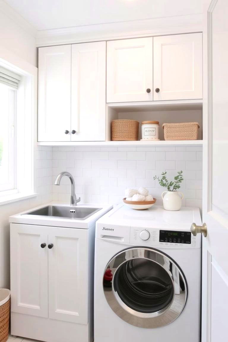 Scandinavian Simplicity - 24 Laundry Room Backsplash Ideas