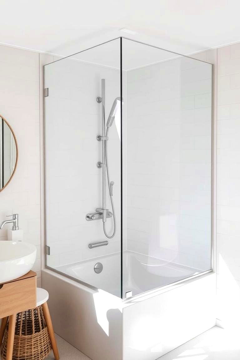 Scandinavian Simplicity - 24 Tub-shower Combo Ideas