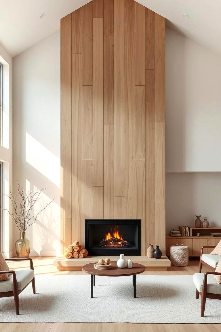 Scandinavian Simplicity - 24 Two-story Fireplace Ideas