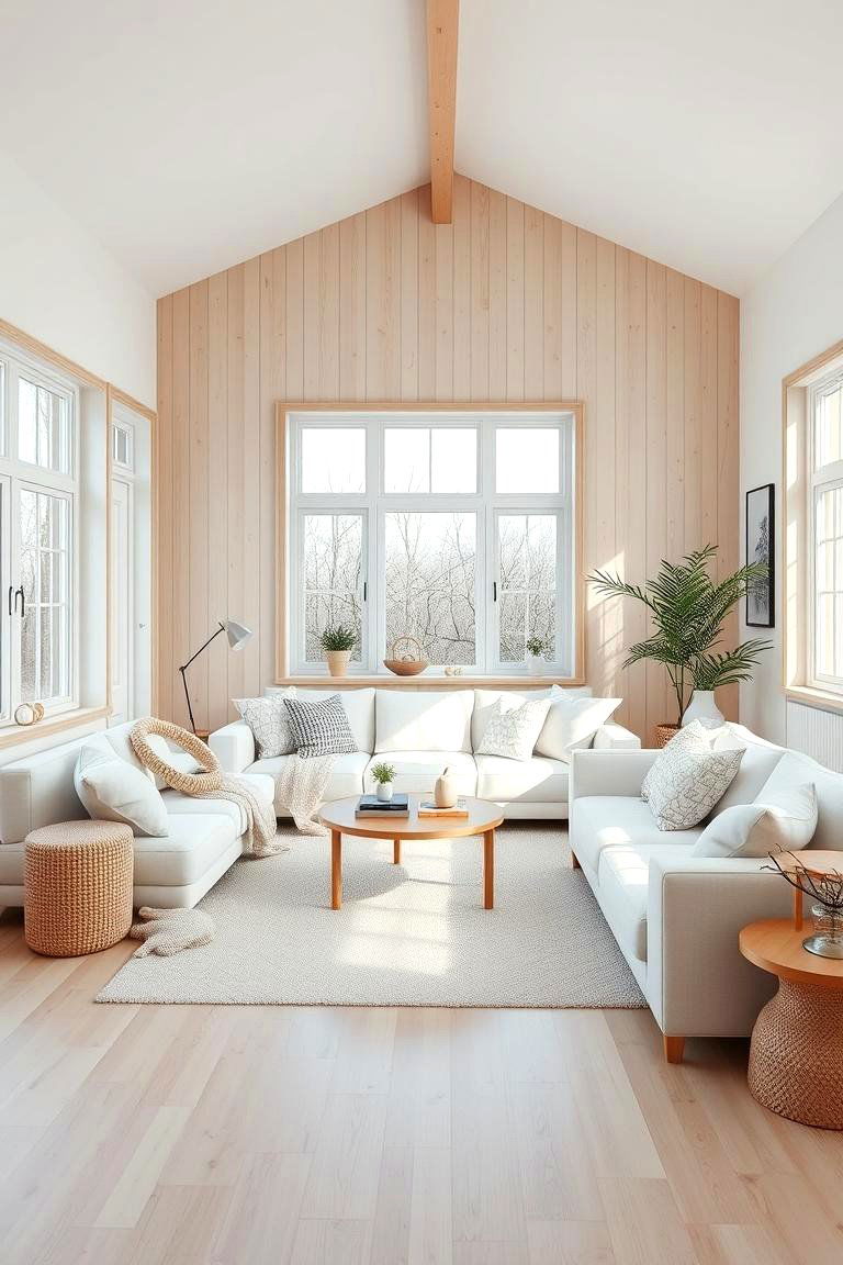 Scandinavian Simplicity - 24 White Couch Living Room Ideas