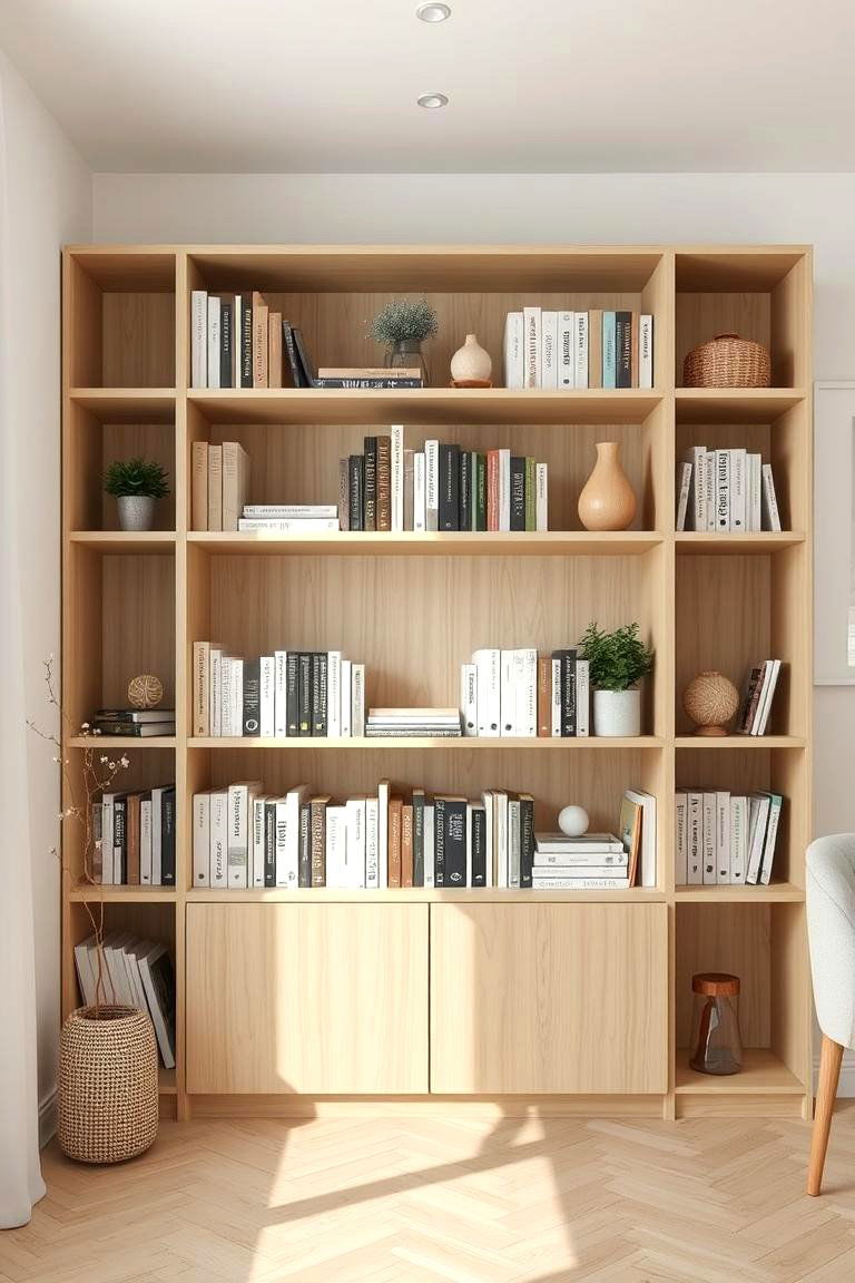 Scandinavian Simplicity - 24 Bookshelf Decor Ideas