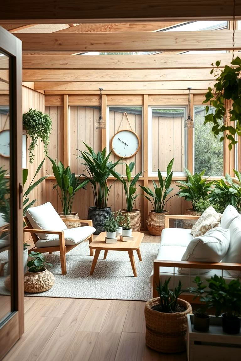 Scandinavian Simplicity Garden Room - 24 Garden Room Ideas