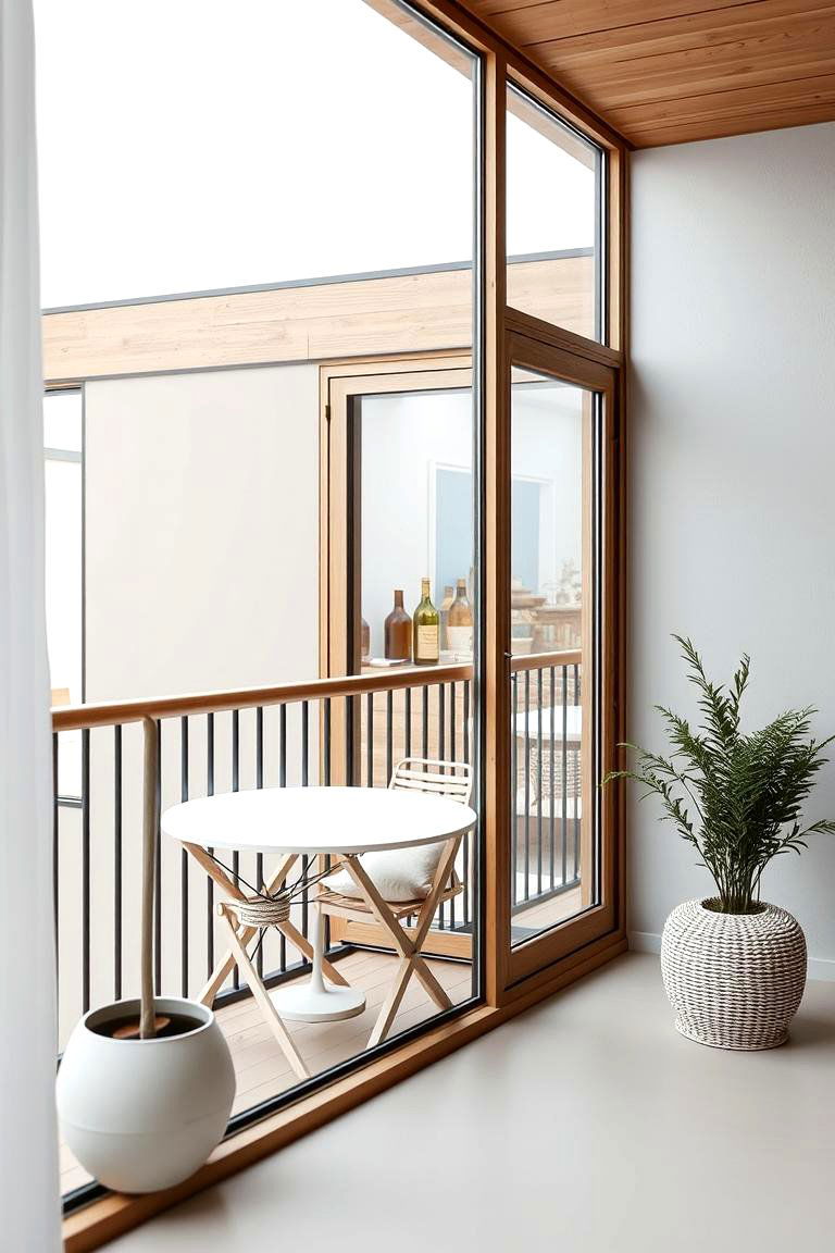 Scandinavian Simplicity Juliet Balcony - 24 Juliet Balcony Ideas