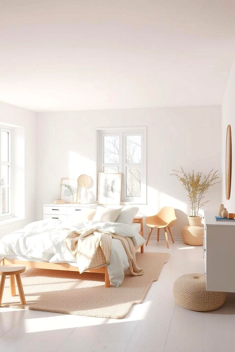 Scandinavian Simplicity Light and Airy Spaces - 24 Bedroom Interior Design Ideas