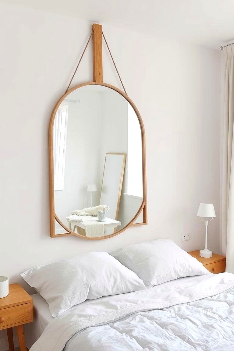 Scandinavian Simplicity Mirror - 24 Bedroom Mirror Ideas