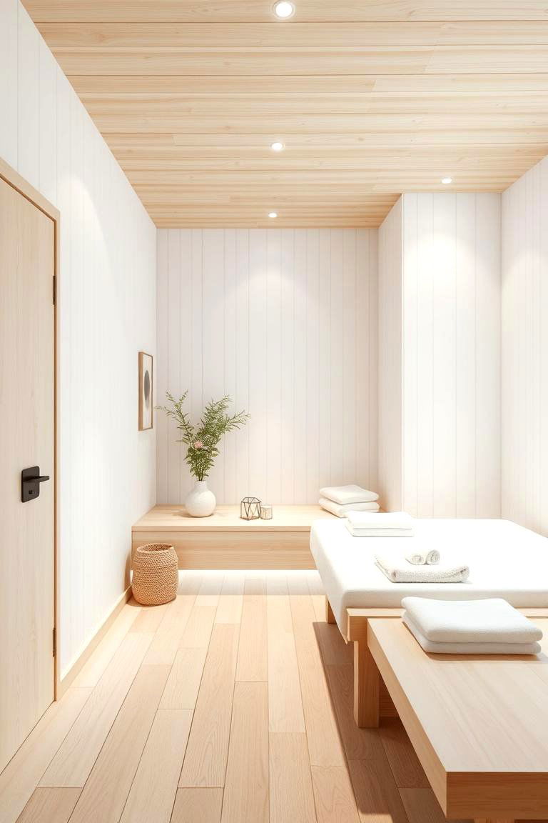 Scandinavian Simplicity Spa Room - 24 Spa Room Ideas