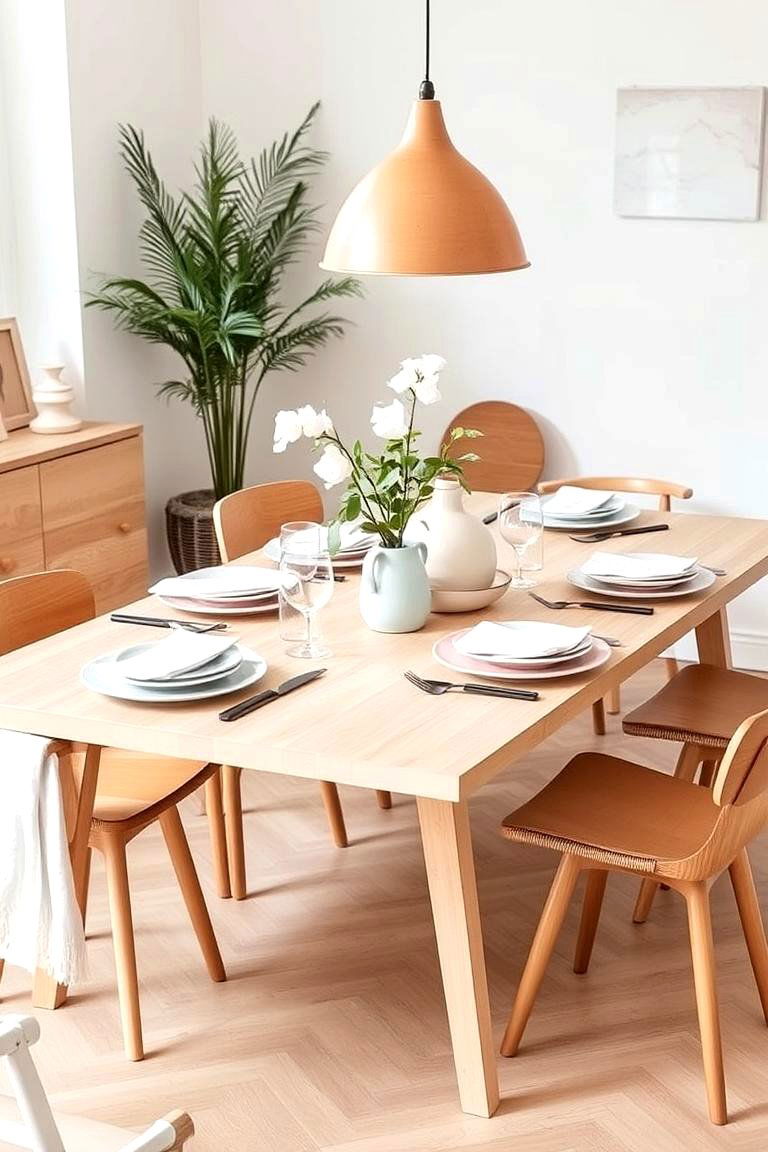 Scandinavian Simplicity Table Setting - 24 Table Setting Ideas