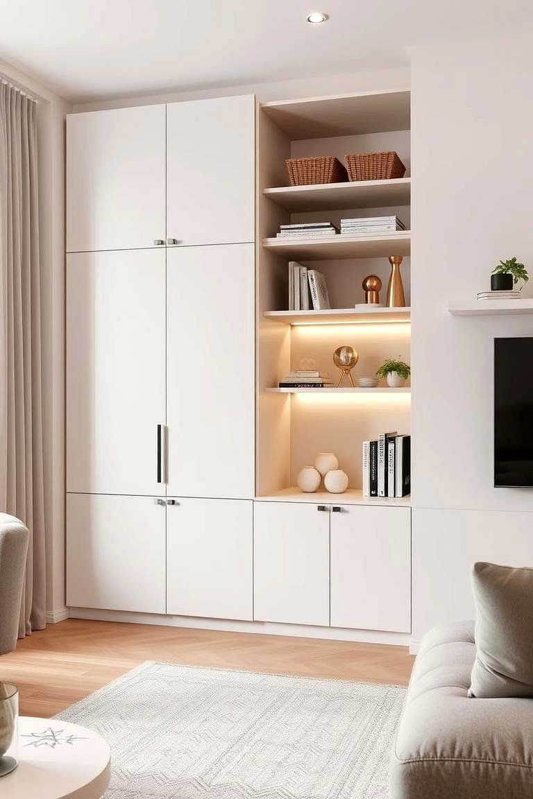 Scandinavian Storage Solutions - 24 Scandinavian Living Room Ideas