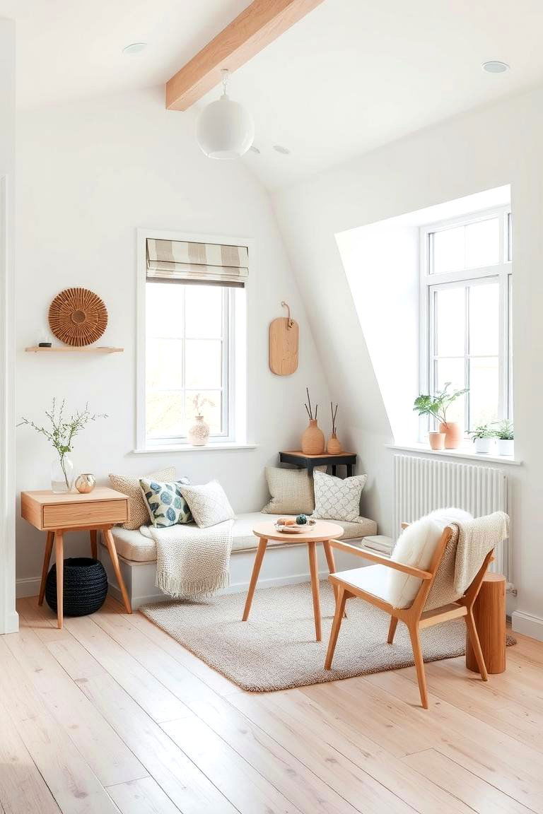 Scandinavian Style Breakfast Nook - 24 Breakfast Nook Ideas