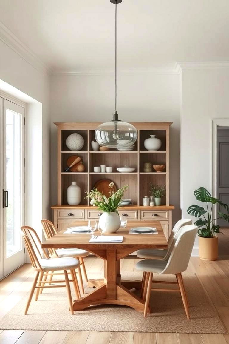 Scandinavian Style Hutch - 24 Dining Room Hutch Ideas