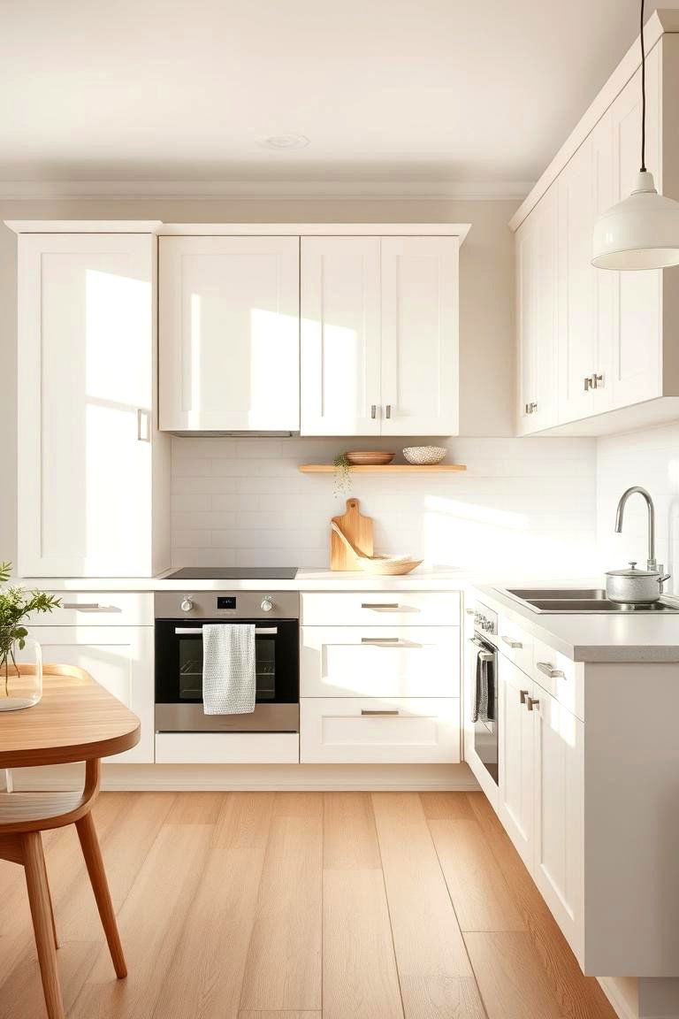 Scandinavian Style Off white Kitchen Cabinets - 24 Off-white Kitchen Cabinets