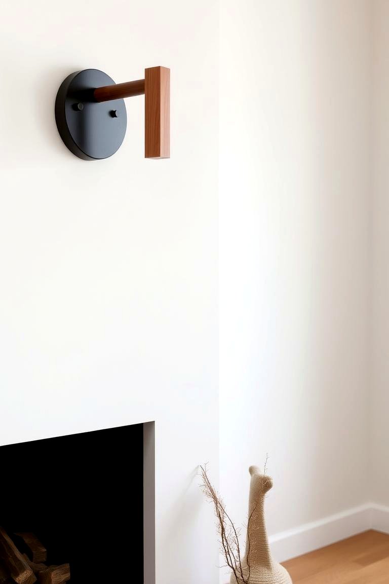 Scandinavian Style Sconce - 24 Fireplace Sconces Ideas