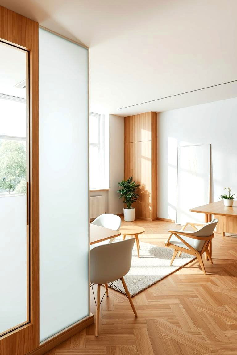Scandinavian Style Shared Office - 24 Home Office for Couples Ideas and Designs