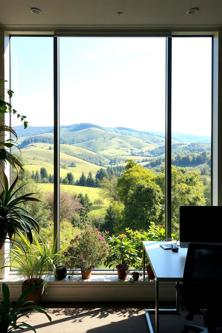 Scenic Garden Office with Panoramic Views - 24 Garden Office Ideas