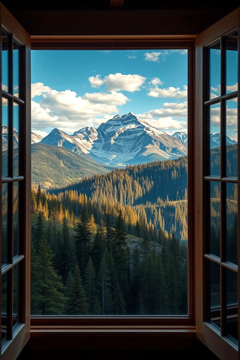 Scenic Landscape Photographs - 24 Cabin Decor Ideas