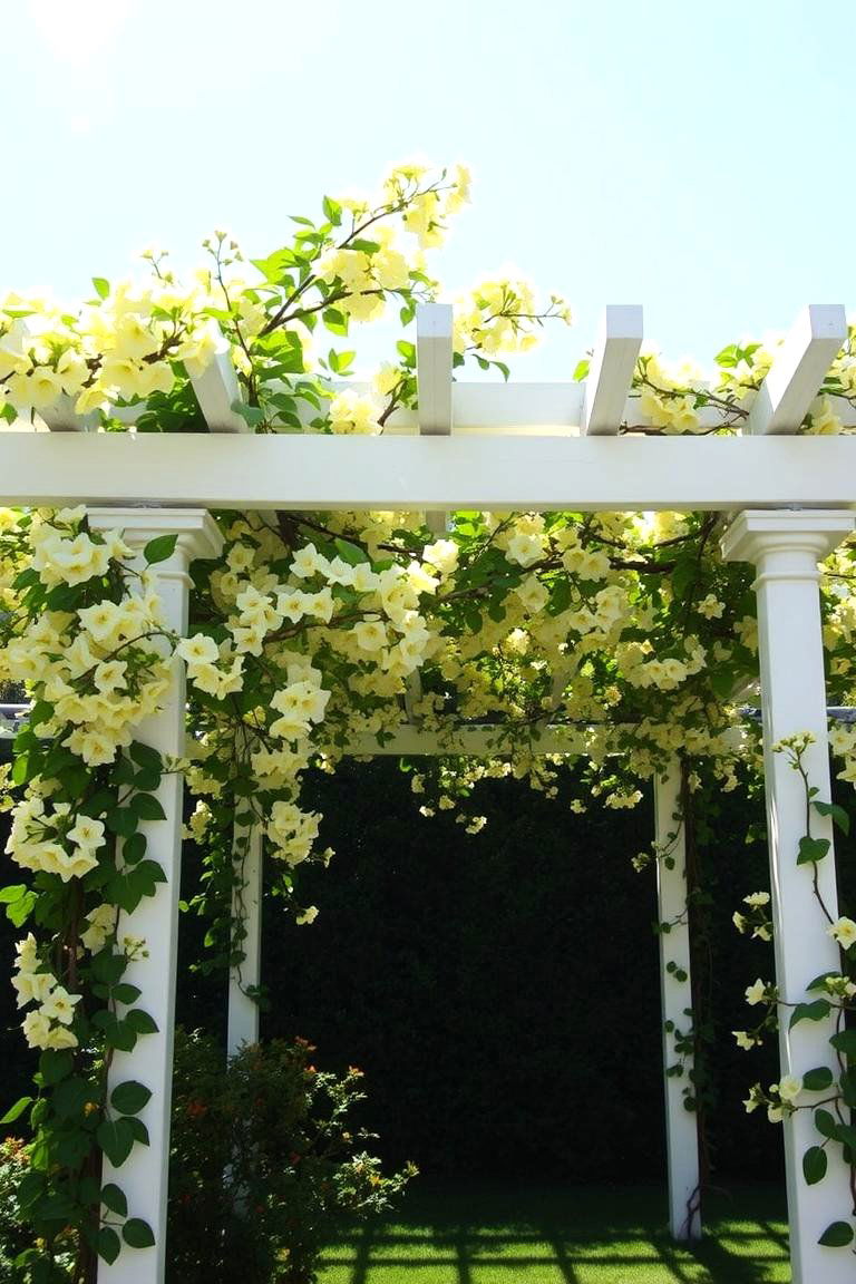 Scented Vines on a Pergola - 24 Sensory Garden Ideas