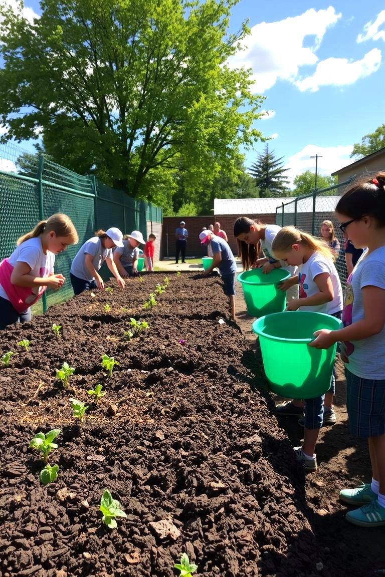School Compost Garden - 24 School Garden Ideas