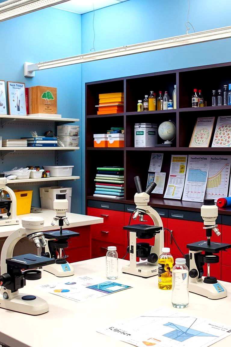 Science Exploration Lab - 24 Homeschool Room Ideas