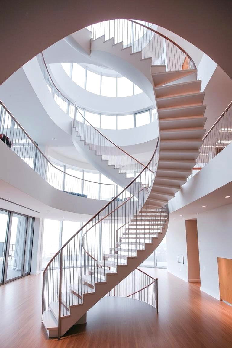 Scissor Staircase - 24 Open Staircase Ideas