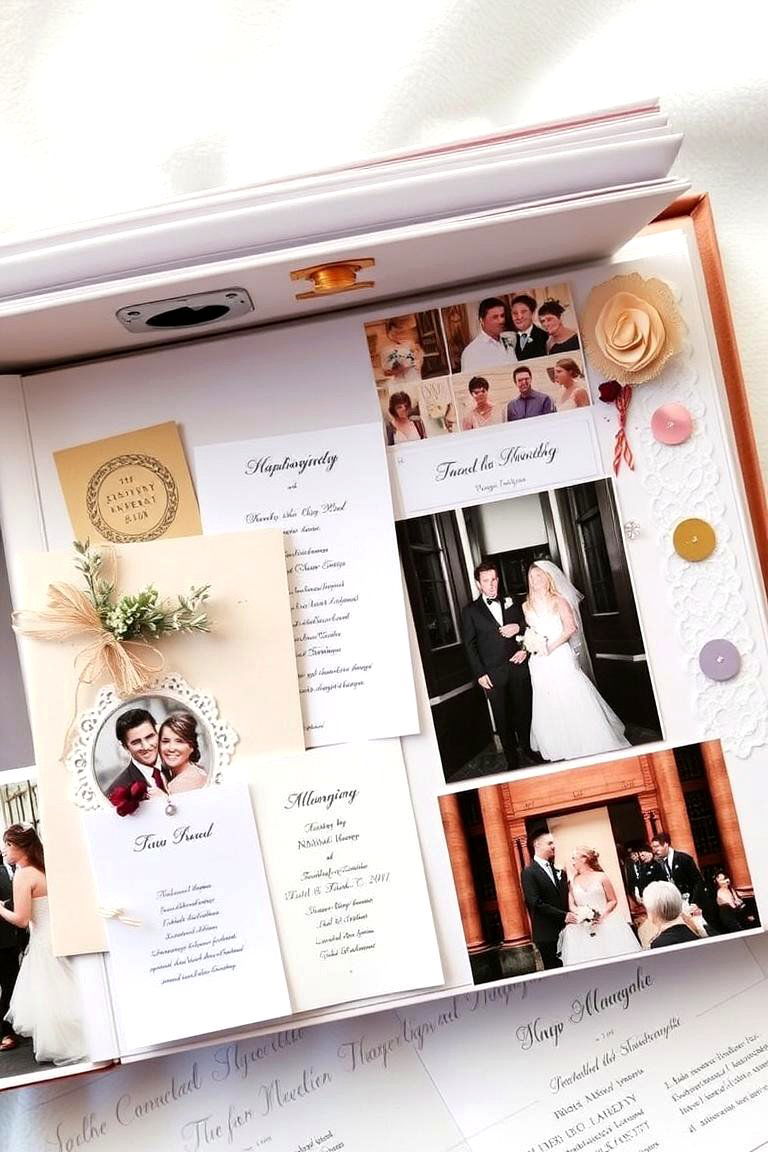Scrapbook Your Wedding Memories - 24 10 Year Wedding Anniversary Ideas