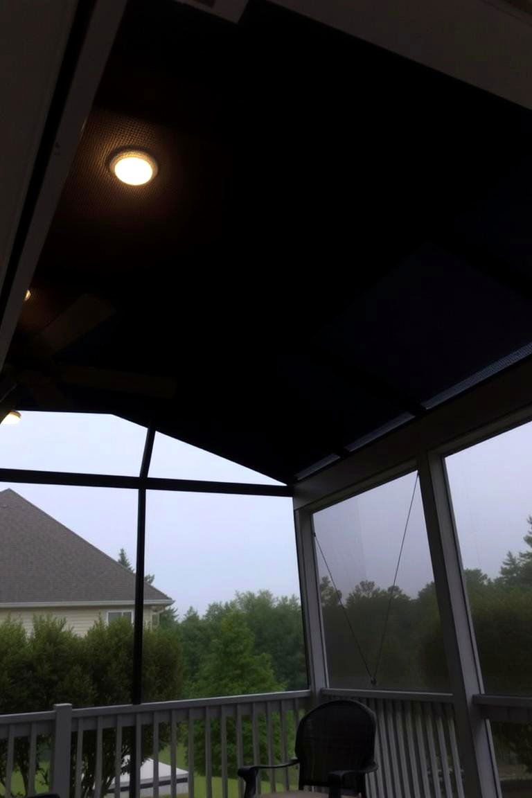 Screened In Roof for Comfortable Outdoor Living - 24 Front Porch Roof Ideas