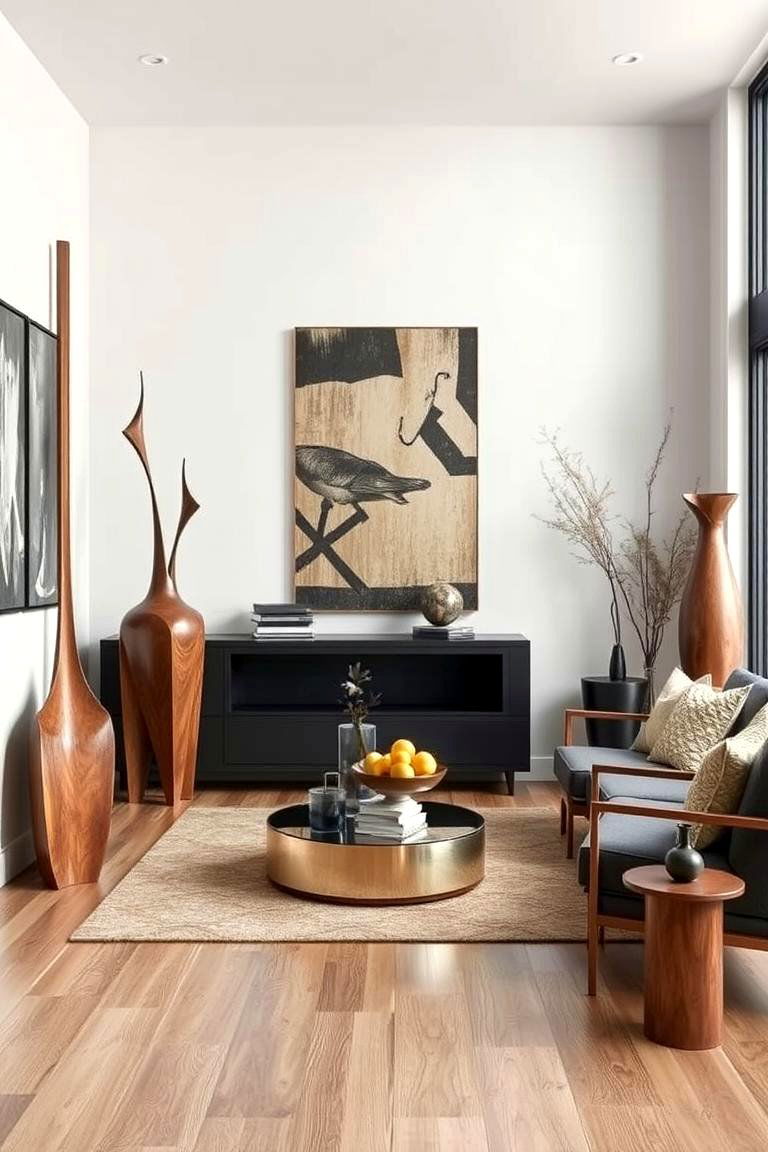 Sculptural Accent Pieces - 24 Spanish Style Living Room Ideas