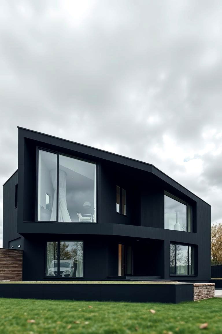 Sculptural Architecture - 24 Modern Black Houses