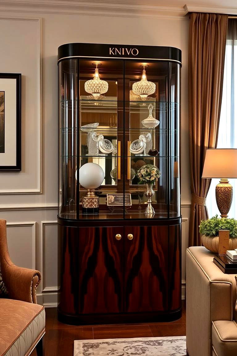 Sculptural Art Deco Objects - 24 Art Deco Living Room Ideas