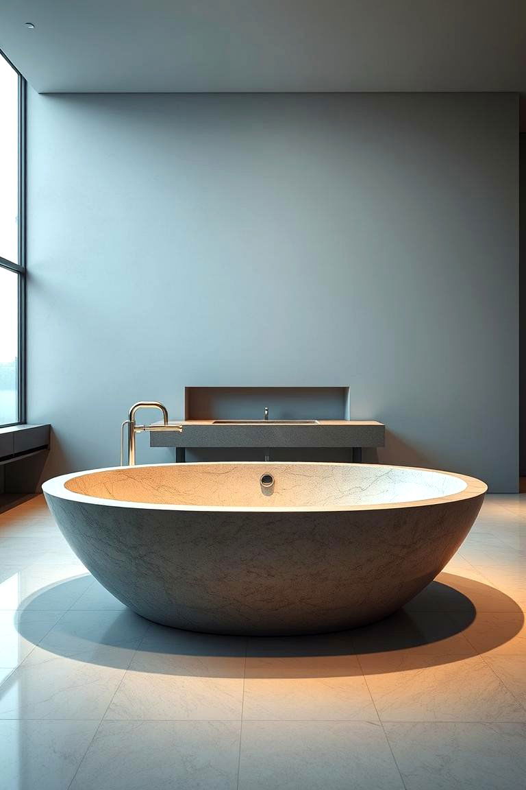 Sculptural Bathtub Designs - 24 luxury bathroom ideas