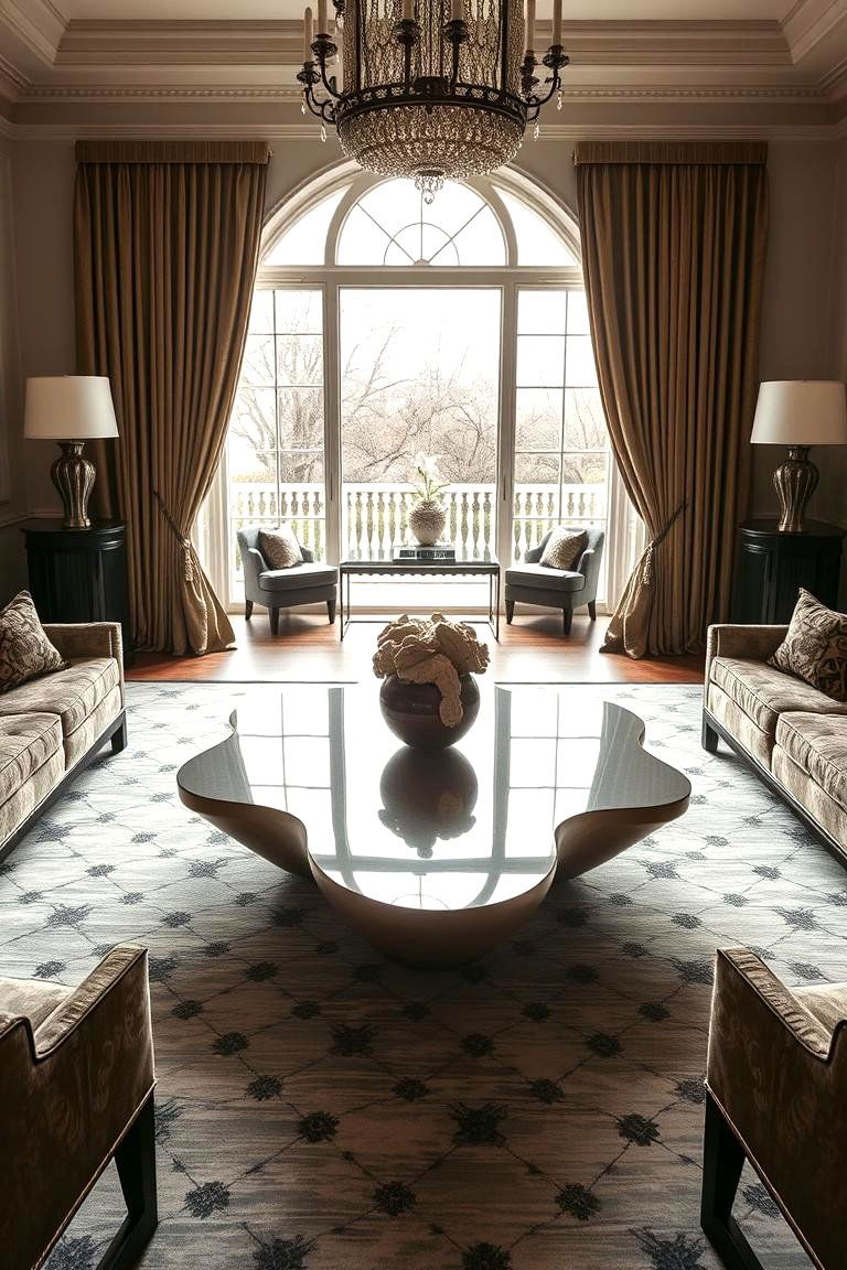 Sculptural Furniture Pieces - 24 Formal Living Room Ideas