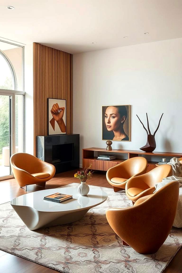 Sculptural Furniture Pieces as Functional Art - 24 Luxury Living Room Ideas