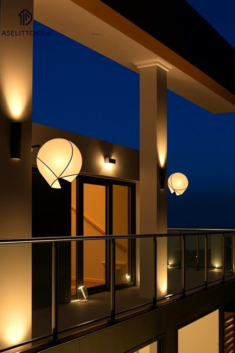 Sculptural Lighting Design - 24 Penthouse Balcony Ideas