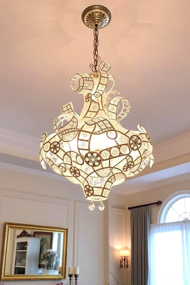Sculptural Lighting Fixtures - 24 Formal Living Room Ideas