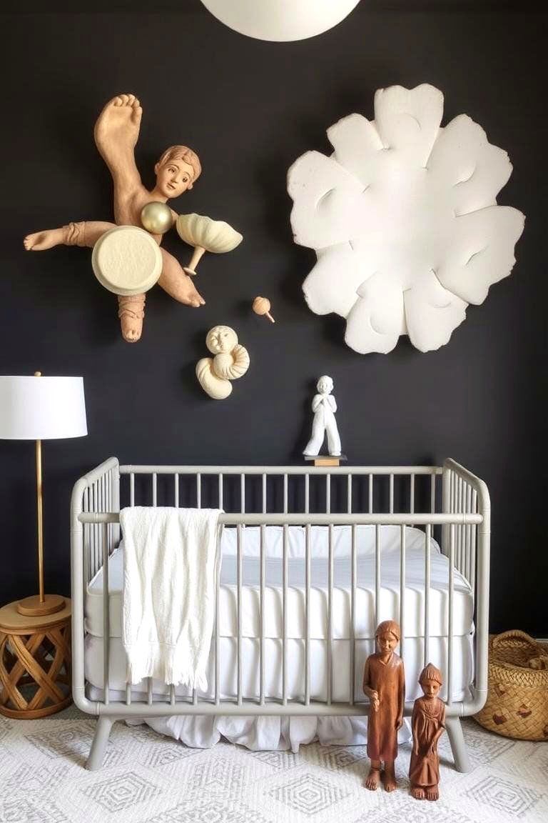 Sculptural Nursery Decor - 24 Mid-century Modern Nursery Ideas