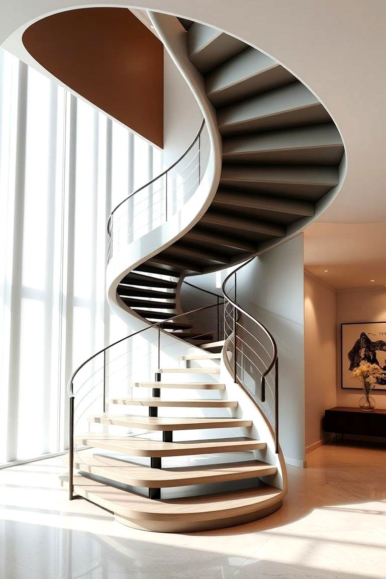 Sculptural Staircase - 24 Staircase Ideas