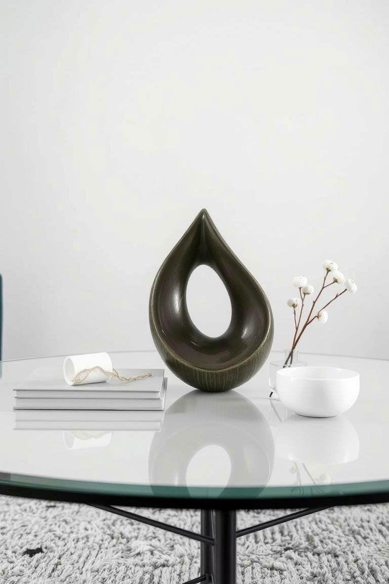 Sculptural Statements - 24 Coffee Table Decor Ideas